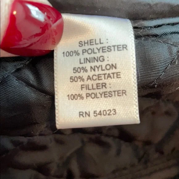 Banana Republic Quilted Lightweight Black Jacket - Picture 5 of 6